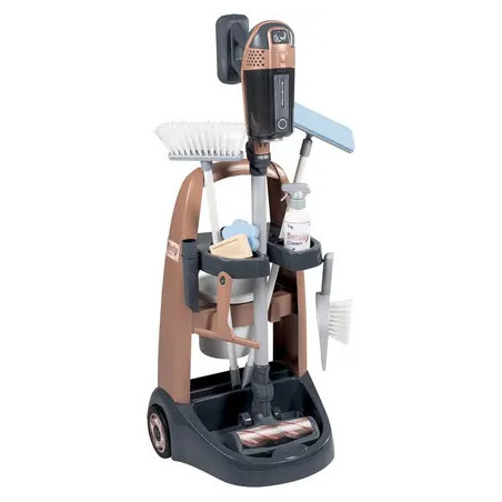 Rowenta – Carrello delle Pulizie + Aspirapolvere Giocattolo – Set di Pulizia per Bambini con Accessori – Dai 3 Anni