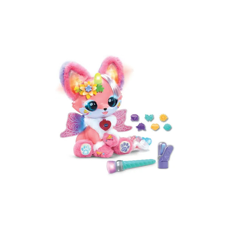 Lili Beauty – Interactive Hair and Makeup Toy – 2-in-1 Magic Brush, Lights, Sounds & Games – Talking Fantasy Pet