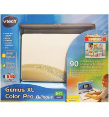 Genius XL Color Pro Bilingue – Ordinateur Enfant Français / Anglais – 90 Activités