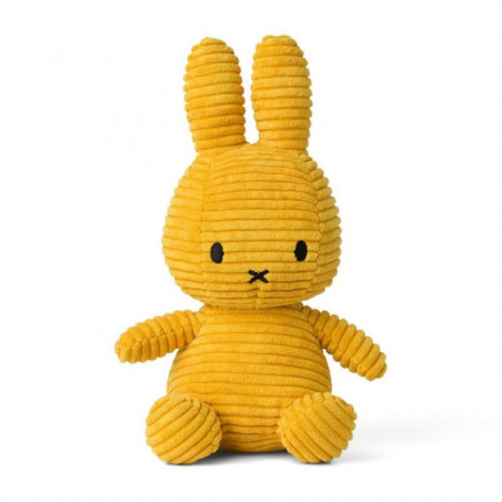 Peluche Miffy gialla 23 cm | Morbido & Ecologico Giocattolo Neonato
