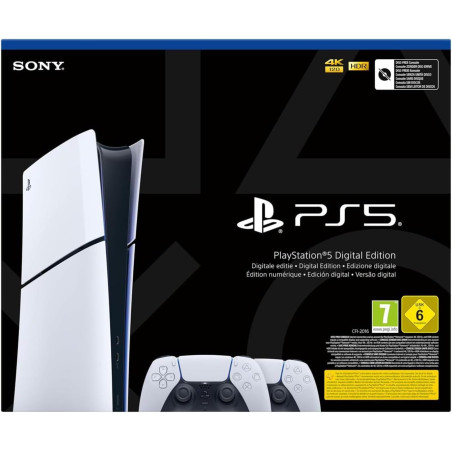 Sony PlayStation 5 Digital White – PS5 Console without Drive