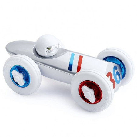 Rufus Playforever "Allons-y" – Voiture design ABS et caoutchouc, 21 cm