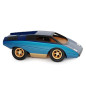 Playforever UFO Blue Car – Designer Toy Inspired by Lamborghini Countach