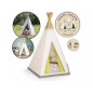 Tente Tipi Smoby 811000 – Tente enfant intérieure et extérieure 100 % recyclée