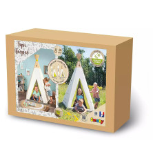 Tente Tipi Smoby 811000 | Tente enfant ajustable et écologique