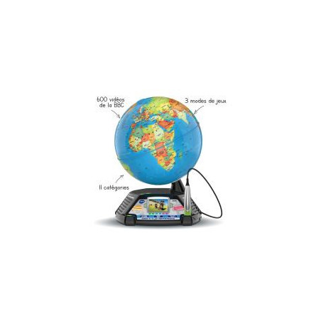 Genius XL Interactive Video Globe – 600 Educational BBC Videos