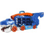 Hot Wheels – Mega Transporteur Dino T-Rex transformable avec sons et lumières