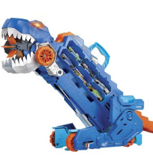 Hot Wheels Mega Transporteur Dino – T-Rex transformable 63 cm