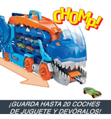 Hot Wheels Mega Transporteur Dino – T-Rex transformable 63 cm