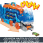 Hot Wheels – Mega Transporteur Dino T-Rex transformable avec sons et lumières