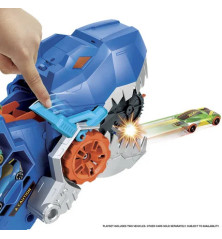 Hot Wheels Mega Transporteur Dino – T-Rex transformable 63 cm