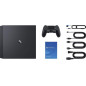 Sony PlayStation 4 Pro Console 1 To Jet Black avec Manette DualShock 4 V2 – Châssis G