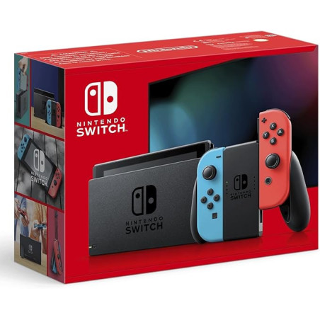 Nintendo Switch – Console met Neon Blauw & Rood Joy-Con