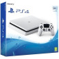 Sony PlayStation 4 Slim Console 500 Go Blanc Châssis D avec Manette DualShock 4