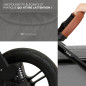 Kinderkraft ESME – Cochecito 3 en 1 con silla de coche Mink PRO i-Size, Travel System, Gris