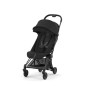 CYBEX Coya Platinum – Passeggino ultra compatto Matt Black / Sepia Black