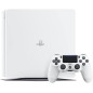 Sony PlayStation 4 Slim Console 500 Go Blanc Châssis D avec Manette DualShock 4