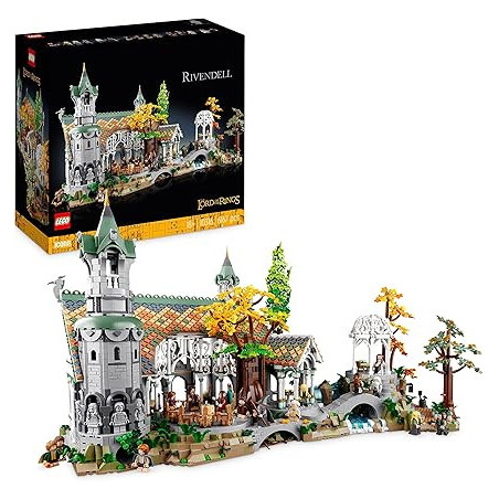 LEGO 10316 Il Signore degli Anelli Gran Burrone – Set per adulti | 6.167 pezzi | 15 minifigure