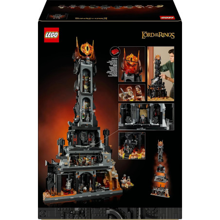 LEGO Barad-dûr – Set da costruzione Il Signore degli Anelli con minifigure, luci e accessori