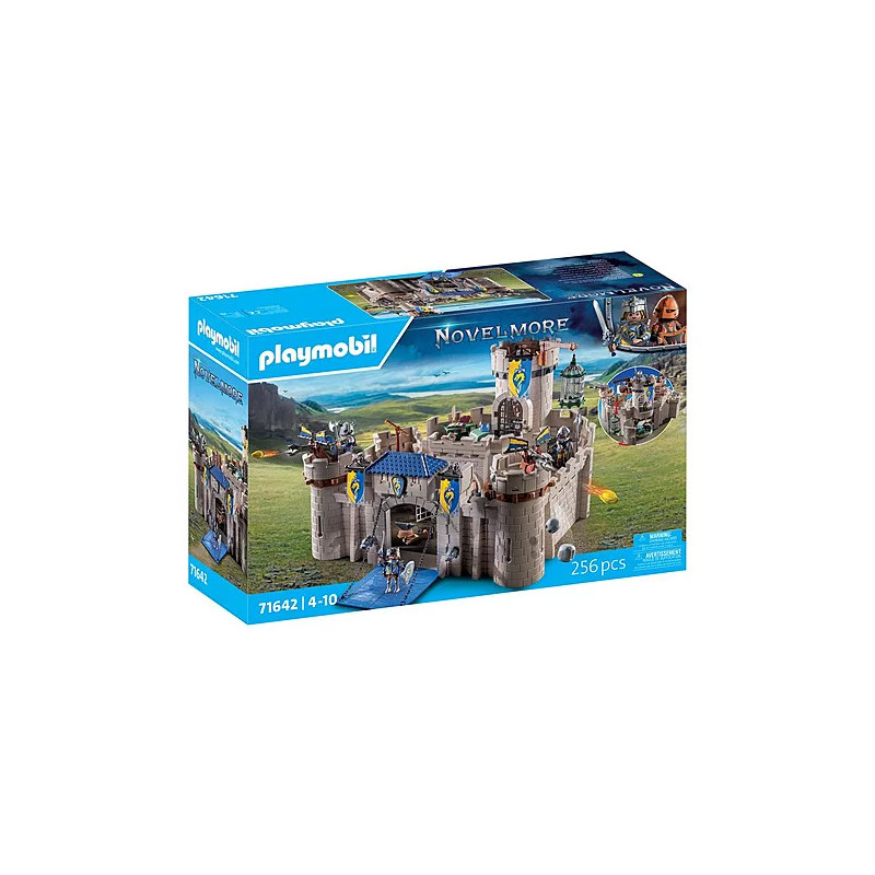 Playmobil Novelmore Ritterburg 71642 – Arwynns Schloss mit Drachenkanonen, Zugbrücke & Geheimgang