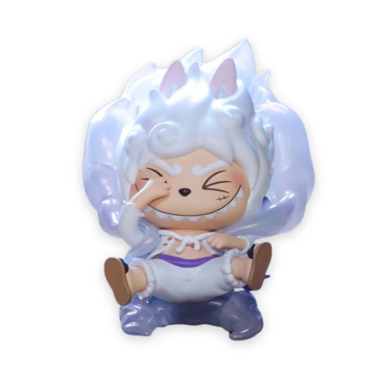 Labubu x One Piece — Luffy Gear 5 Secret Edition Figure, 9 cm