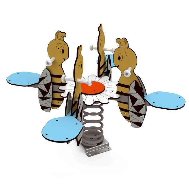 Jeu à ressort Quatro Abeille – Tabouret sécurisé pour enfants 2-7 ans