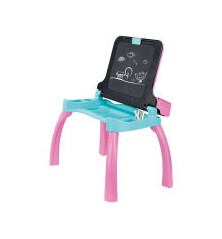 Magi Bureau Interactif 6 en 1 Rose – Table éducative et musicale dès 3 ans