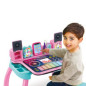 Magi Bureau Interactif et Musical 6 en 1 Rose – Bureau éducatif enfant