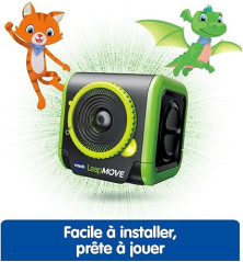 VTech LeapMOVE – Console éducative TV Plug & Play avec 25 jeux inclus