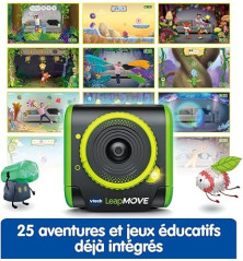 VTech LeapMOVE – Console éducative TV Plug & Play avec 25 jeux inclus