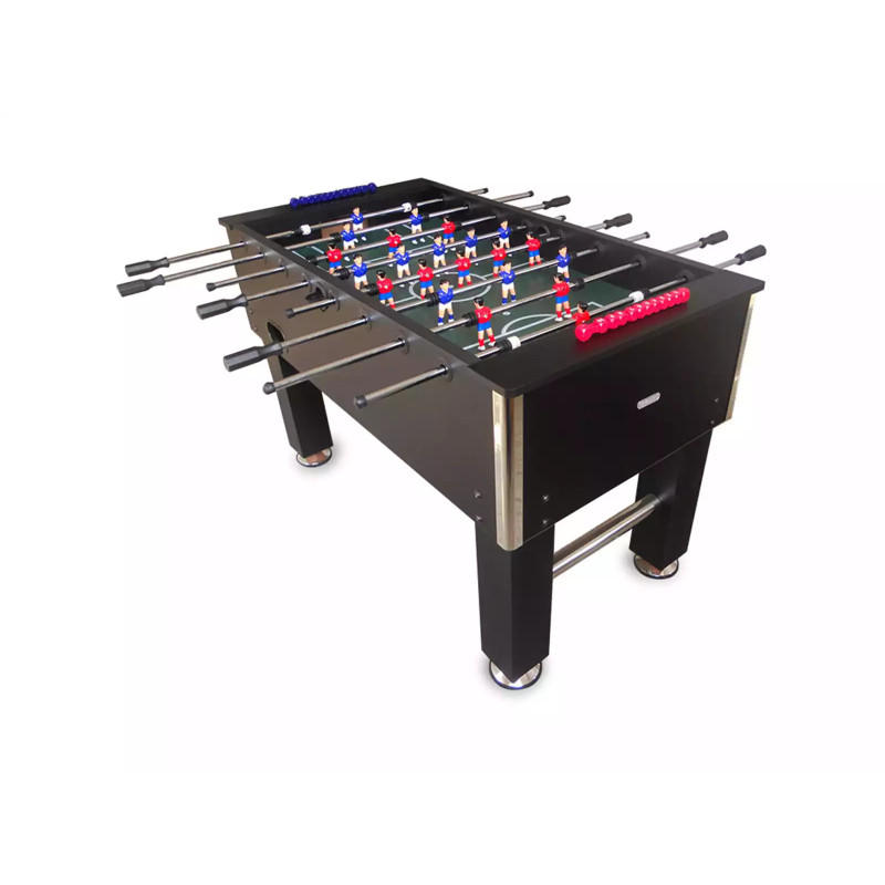 Baby-foot de salon semi-professionnel noir 140x74x88 cm – Table de jeu robuste pour la maison Baby-foot de salon semi-professionnel noir 140x74x88 cm – Table de jeu robuste pour la maison