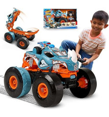 Hot Wheels RC Rhinomite – Transforming Monster Truck with Launcher – HPK27