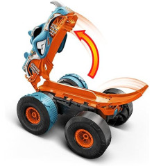 Hot Wheels RC Rhinomite – Monster Truck télécommandé transformable avec propulseur – HPK27