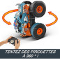 Hot Wheels Monster Trucks Voiture Télécommandée Rhinomite – Coffret Transformable 1/12 + Race Ace 1/64 – Propulseur