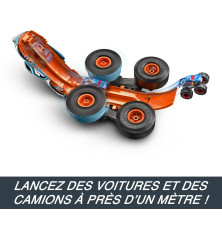 Hot Wheels RC Rhinomite – Monster Truck télécommandé transformable avec propulseur – HPK27
