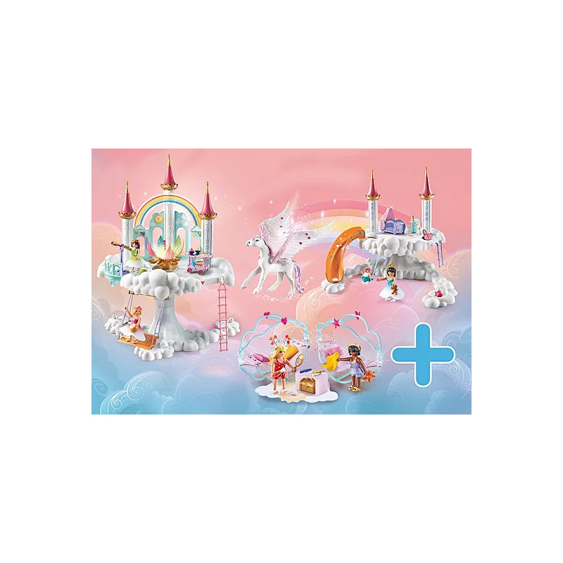 Maxiplaymo Princess Magic PLAYMOBIL – Coffret Féérique Château des Nuages, Jouet Enfant à Partir de 4 Ans