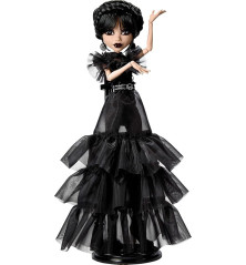 Monster High Mercredi Addams Poupée de Collection – Tenue de Bal Noire