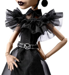Monster High Wednesday Addams Verzamelpop – Zwarte baljurk