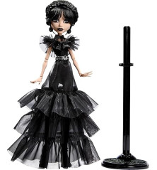Monster High Wednesday Addams Verzamelpop – Zwarte baljurk