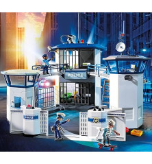 Playmobil 6872 Centrale di Polizia con Prigione – Set City Action per bambini da 4 anni