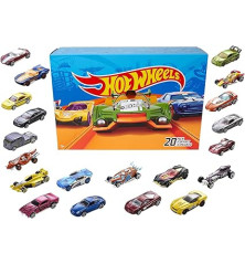 Hot Wheels Coffret 20 Voitures Échelle 1:64 – Modèles Aléatoires